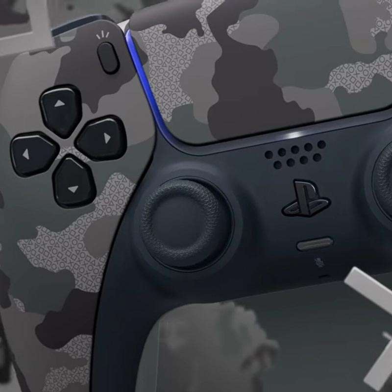 دوال سنس خاکستری ارتشی - DualSense Grey Camouflage
