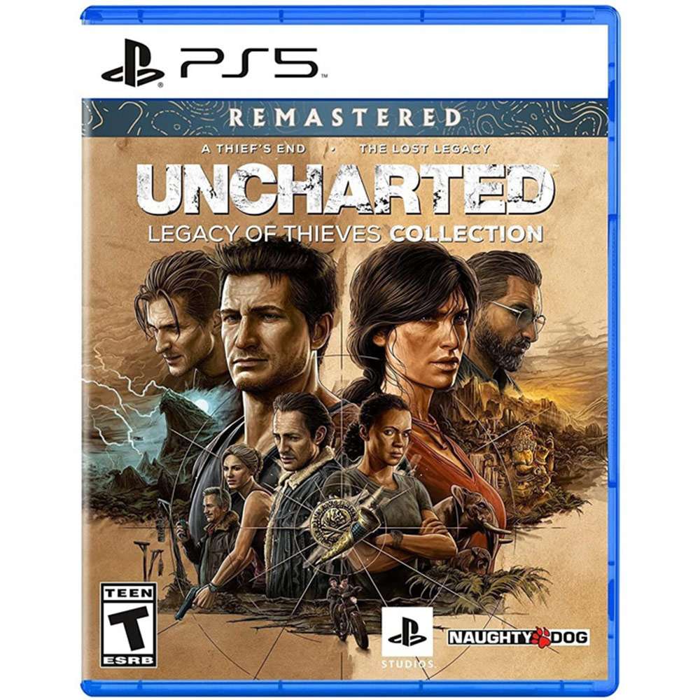 کاور بازی Uncharted: Legacy of Thieves Collection مخصوص PS5