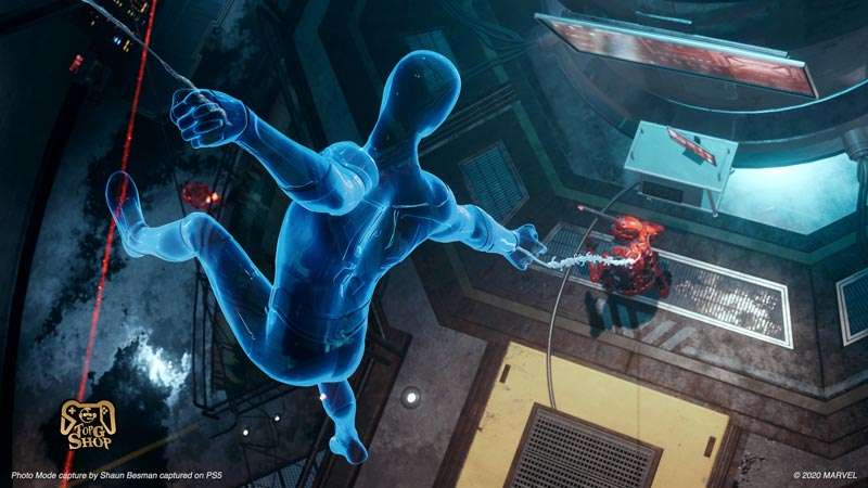 اسکرین شات از بازی Spider Man Miles Morales